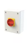 EATON 197362 Main switch, P3, 63 A, surface mounting, 3 pole, Emergency switching off function, With red rotary handle and yellow locking ring, Lockable in the 0 (
