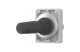 EATON 197526 Joystick, Flat Front (drilling dimensions 30.5 mm), horizontally momentary, with metal shaft, 2 positions, Metal bezel - 3