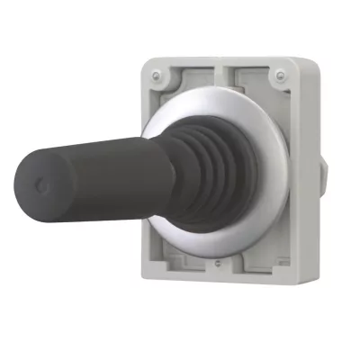 EATON 197527 Joystick, Flat Front (drilling dimensions 30.5 mm), vertically momentary, with metal shaft, 2 positions, Metal bezel