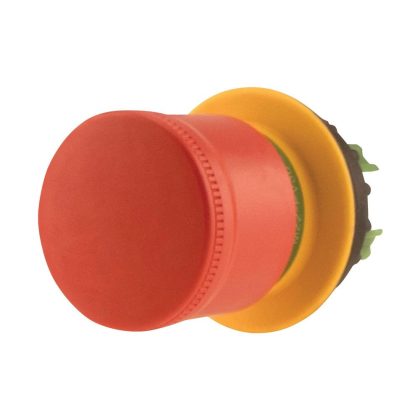 EATON 197535 Emergency stop/emergency switching off pushbutton, RMQ-Titan, Mushroom-shaped, 30 mm, Non-illuminated, Pull-to-release function, Red, yellow