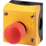 EATON 197629 Enclosure, Controlled stop pushbuttons/emergency-stop buttons, Mushroom-shaped, 38 mm, Non-illuminated, Pull-to-release function, 3 NC