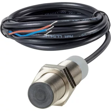 EATON 197719 Induktív érintésmentes érzékelő árnyékolt Ø18mm; kapcsolás 5mm; 1Z; kábel 2m; PNP