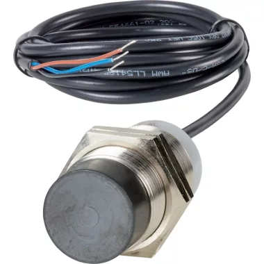 EATON 197769 Proximity switch, E57G General Purpose Serie, 1 N/O, 3-wire, 10 - 30 V DC, M30 x 1.5 mm, Sn= 22 mm, Non-flush, PNP, Stainless steel, 2 m connection ca