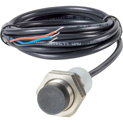 EATON 197843 Proximity switch, E57P Performance Short Body Serie, 1 NC, 3-wire, 10 – 48 V DC, M18 x 1 mm, Sn= 8 mm, Non-flush, NPN, Stainless steel, 2 m connection