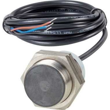 EATON 197851 Proximity switch, E57P Performance Short Body Serie, 1 NC, 3-wire, 10 – 48 V DC, M30 x 1.5 mm, Sn= 10 mm, Flush, NPN, Stainless steel, 2 m connection