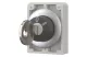 EATON 197887 Key-operated actuator, Flat Front, maintained, 3 positions, MS8, Key withdrawable: I, 0, II, Metal bezel - 2