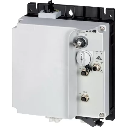 EATON 199078 DOL starter, 6.6 A, Sensor input 2, 400/480 V AC, AS-Interface®, S-7.A.E. for 62 modules, HAN Q4/2, with manual override switch