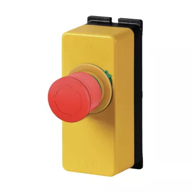 EATON 199349 Emergency stop/emergency switching off pushbutton, RMQ-Titan, Mushroom-shaped, 30 mm, 1 N/O, 1 NC