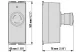 EATON 199353 Emergency stop/emergency switching off pushbutton, RMQ-Titan, Mushroom-shaped, 30 mm, 2 NC