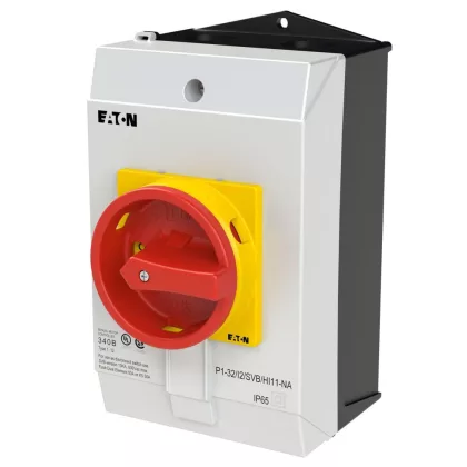   EATON 255894 Főkapcsoló, 3-pólusú+1z1ny, 32A, az UL-szabványok szerint Észak-Amerikában