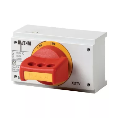 EATON 271455 Működtető fogantyú piros/sárga, ajtózár, zárható, NZM1, UL szabvány