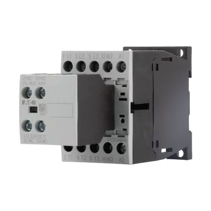   EATON 276768 Kontaktorok 9A/4kW AC-3, 22A AC-1, 3-pólus+2z+1ny érintkezõ, Uc=230V/50HZ, 230V/60HZ
