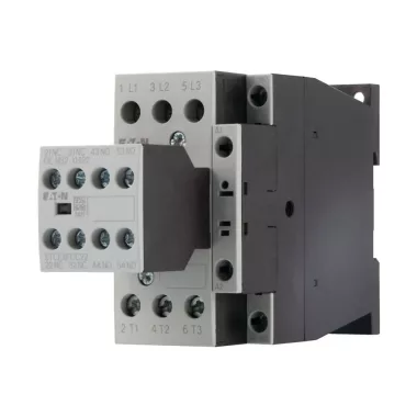 EATON 277108 Contactor, 380 V 400 V 7.5 kW, 3 N/O, 2 NC, 230 V 50/60 Hz, AC operation, Screw terminals