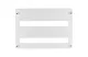 EATON 283064 Front plate 45mm-Device cutout for 24 Module units per row, 2+ rows, white - 3