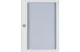 EATON 285224 Surface mounted steel sheet door white, transparent with Profi Line handle for 24MU per row, 4 rows - 3