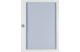 EATON 285227 Flush mounted steel sheet door white, transparent with Profi Line handle for 24MU per row, 2 rows - 3