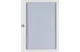 EATON 285230 Flush mounted steel sheet door white, transparent with Profi Line handle for 24MU per row, 5 rows - 2
