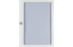 EATON 285231 Flush mounted steel sheet door white, transparent with Profi Line handle for 24MU per row, 6 rows - 3