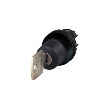 EATON 285538 Key-operated actuator, maintained, 2 positions 0, I, Bezel: black, Suitable for master key systems