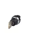 EATON 285539 Key-operated actuator, maintained, Suitable for master key systems, 3 positions, Key withdrawable: I, 0, II, Bezel: titanium