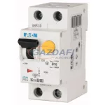   EATON 286431 Áramvédő-kismegszak. 6kA 1p+N, B karakterisztika, 30mA, AC típus 16A PFL6-16/1N/B/003