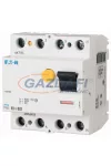 EATON 286507 Áram-védőkapcsoló 6kA 4 pólus, 500mA, AC típus 25A PF6-25/4/05 EATON 286507 Áram-védőkapcsoló 6kA 4 pólus, 500mA, AC típus 25A PF6-25/4/05