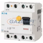   EATON 286512 Áram-védőkapcsoló 6kA 4 pólus, 30mA, AC típus 63A PF6-63/4/003 (Fi-relé)