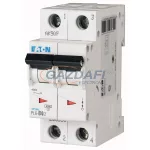   EATON 286551 Kismegszakító, 6kA 2 pólus 4A, B karakterisztika, PL6-B4/2