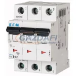 EATON 286593 Kismegszakító, 6kA 3 pólus 40A, B karakterisztika, PL6-B40/3