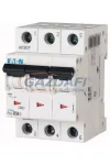 EATON 286606 Kismegszakító, 6kA 3 pólus 50A, C karakterisztika, PL6-C50/3
