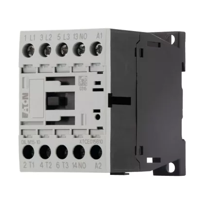 EATON 290054 Contactor, 3 pole, 380 V 400 V 7.5 kW, 1 N/O, 42 V 50 Hz, 48 V 60 Hz, AC operation, Screw terminals