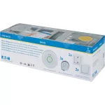 EATON 300310 Wireless xComfort Bridge package, flush mount, 3 Smart Dimming Actuators, 0-100W, 230VAC, R/L/C/LED, 3 wireless switches, 1 wireless master switch, Pu