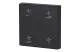 EATON 301906 Rocker 2-f, matt, jet black, ventilation - 2 EATON 301906 Rocker 2-f, matt, jet black, ventilation - 2