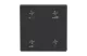 EATON 301906 Rocker 2-f, matt, jet black, ventilation - 4 EATON 301906 Rocker 2-f, matt, jet black, ventilation - 4