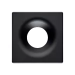 EATON 302357 UMS cover plate 55, Jet black, matt
