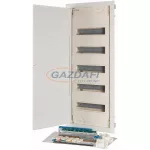 EATON 302414 Süllyesztett kiselosztó, IP30, 5sor 60TE, csavaros sk., lapos ajtó