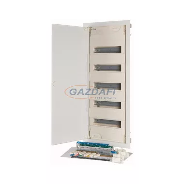 EATON 302414 Süllyesztett kiselosztó, IP30, 5sor 60TE, csavaros sk., lapos ajtó
