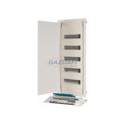 EATON 302414 Süllyesztett kiselosztó, IP30, 5sor 60TE, csavaros sk., lapos ajtó