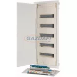 EATON 302417 Üreges falba kiselosztó, extra lapos ajtó (SF), IP30, 5 sor, csavaros sk.