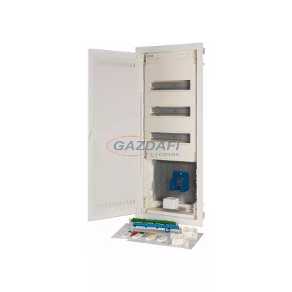   EATON 302454 Süllyesztett WiFi kiselosztó, IP30, HIBRID 3sor,feszítőrugós, lapos ajtó
