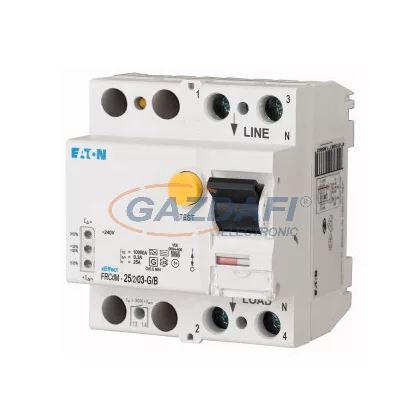   EATON 302638 Áram-védőkapcsoló 10kA 2 pólus, 300mA (Fi-relé)