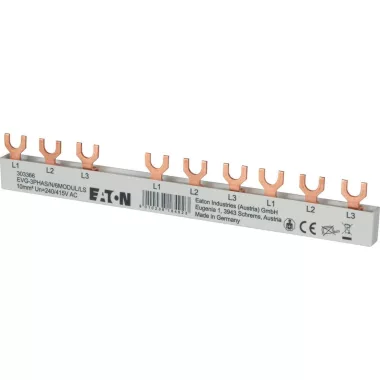 EATON 303366 Fázis-sorolósín, 3-pólus, (3+1)+6x1, In=63A, 10mm2