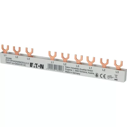 EATON 303366 EV busbars 3Ph., 4+6 HP, for combined FI-/LS unit with 4 p-FI