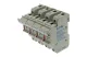 EATON CH144DIU Szakaszoló jelzéssel, 4-pólus, 690V AC / 50A, C14 (14x51mm)