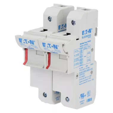 EATON CH221DNU 1-Pole + Neutral modular fuse-holder, 125 A, 690 V,  DIN rail 2 x M4 Panel mounting screws, CH22, 22 x 58 mm