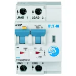  EATON MB-300170 Áram-védőkapcsoló túláram- és ívhiba elleni védelemmel, In=20A, B kar, 10kA, Idn=0,03A, G/A típus