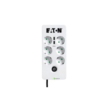 EATON PB6UD Túlfeszültségvédő - Protection Box 6x DIN aljzatok + USB