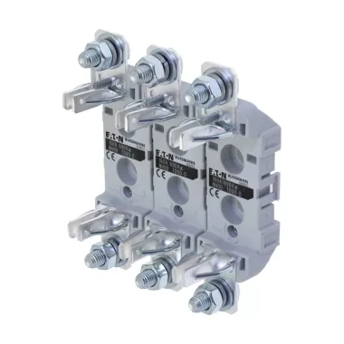 EATON TD00-D Biztosító aljzat 3-pólus, 00, 160A, szerlapra és DIN sínre rögzíthető