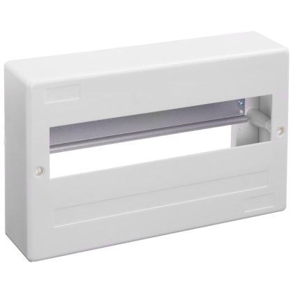   Cutie de distribuție pe perete TRACON EDFK-12-1AN fără ușă, cu șină N / PE