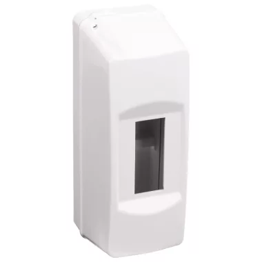 TRACON EDFK-2/1ANP Falon kívüli elosztódoboz, ajtó nélkül, zárópecsételhető 1×2 modul, IP40, (H×W×D=140×50×60mm)